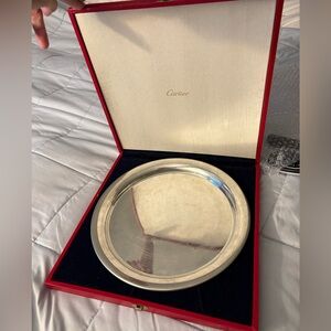 Cartier pewter vintage Tray